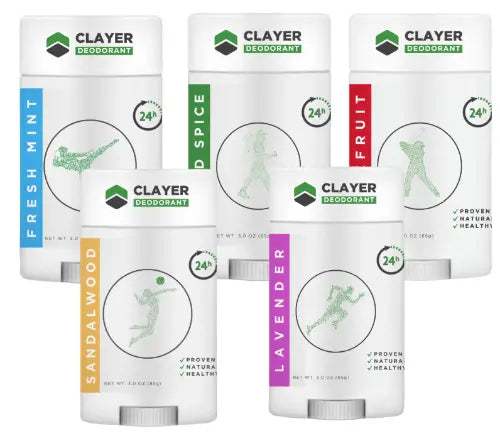 8-Pack Aluminum Free Natural Deodorant - Healthy and Proven