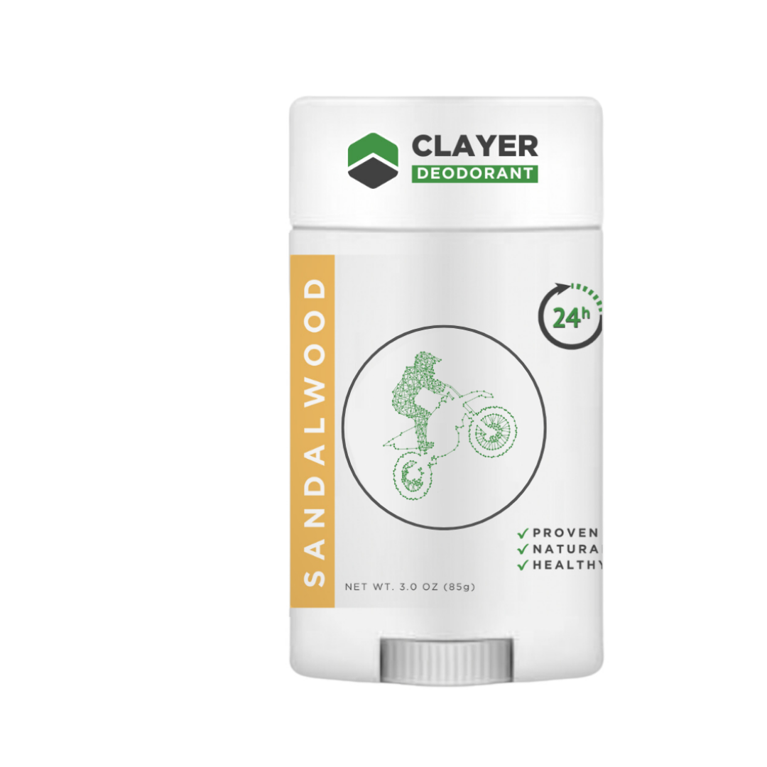 Natural Deodorant - FMX Riders 2.75 OZ - Aluminum Free CLAYER