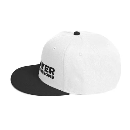 Feel Awesome Snapback Hat - CLAYER worn lifestyle