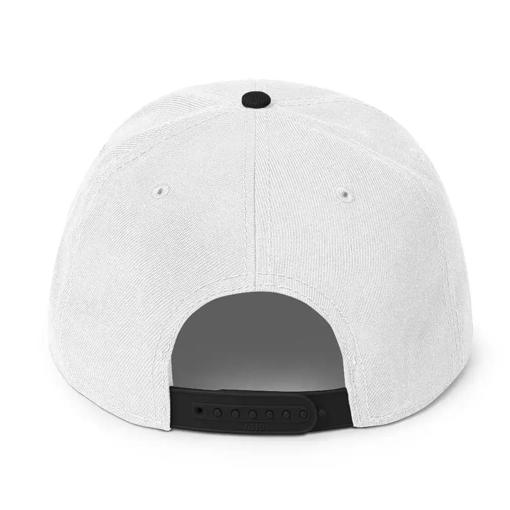 Feel Awesome Snapback Hat - CLAYER brim detail