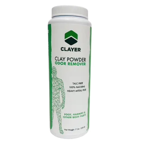 Odor Remover Powder - Heavy Metal Free Healing Clay 7 oz