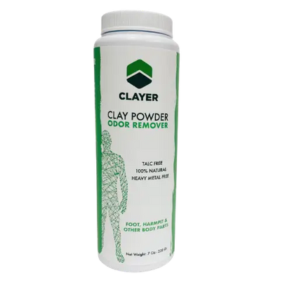 Odor Remover Powder - Heavy Metal Free Healing Clay 7 oz