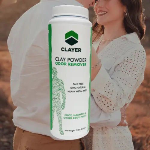 Odor Remover Powder - Heavy Metal Free Healing Clay 7 oz