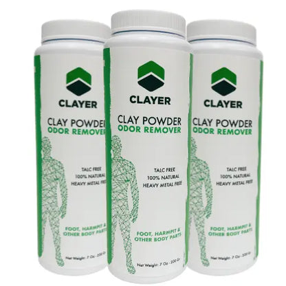Odor Remover Powder - Heavy Metal Free Healing Clay 7 oz