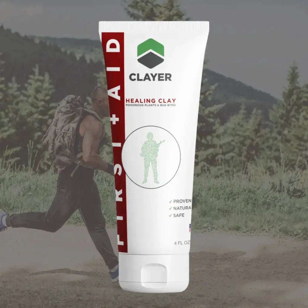 First-Aid - Military Healing Clay - First Aid - Minor Cuts/Abrasion, Skin Discomfort - CLAYER