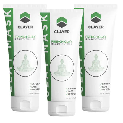 Clay Mask - 4FL.OZ. - Anti-Aging - Ready-to-Use healing clay - Facial Care - CLAYER