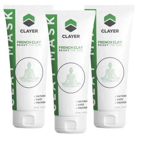 Clay Mask - 4FL.OZ. - Anti-Aging - Ready-to-Use healing clay - Facial Care - CLAYER