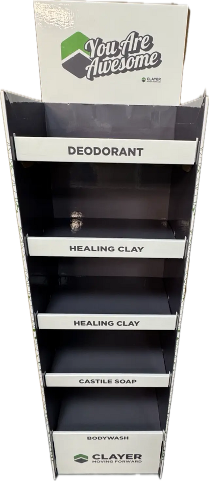 Stand Up Display Pack B2B - CLAYER