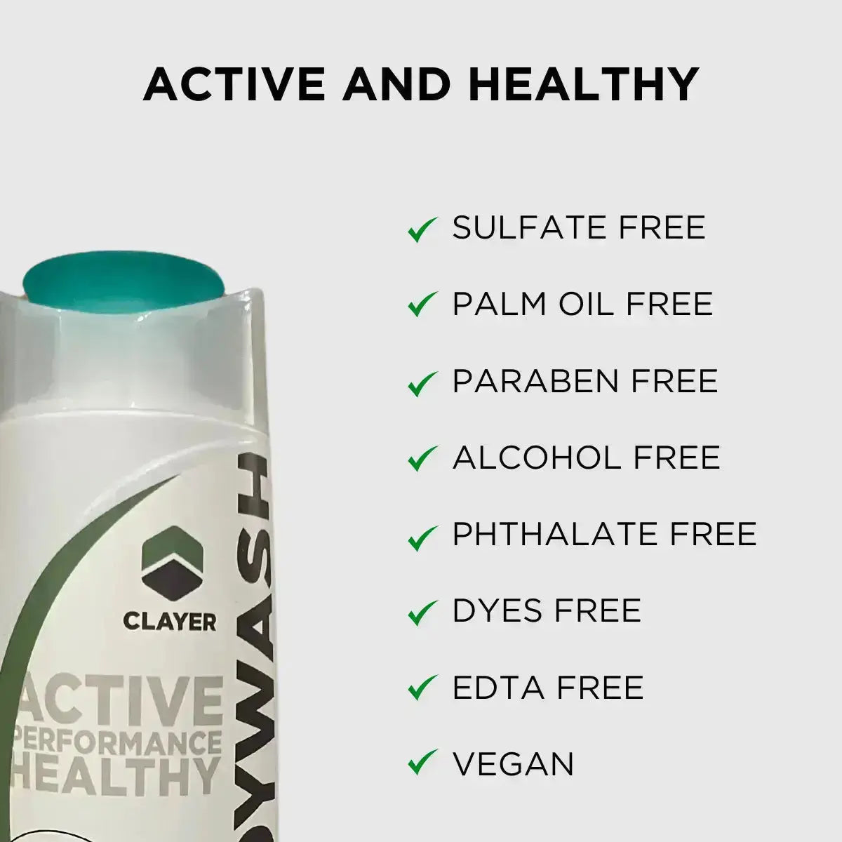 Hockey Natural Body Wash - 16 fl. oz - CLAYER