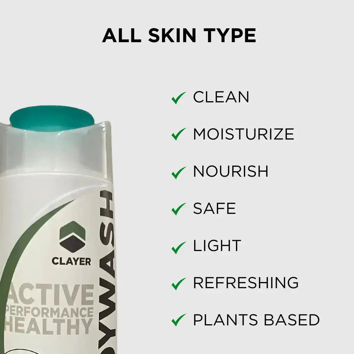 Hockey Natural Body Wash - 16 fl. oz - CLAYER