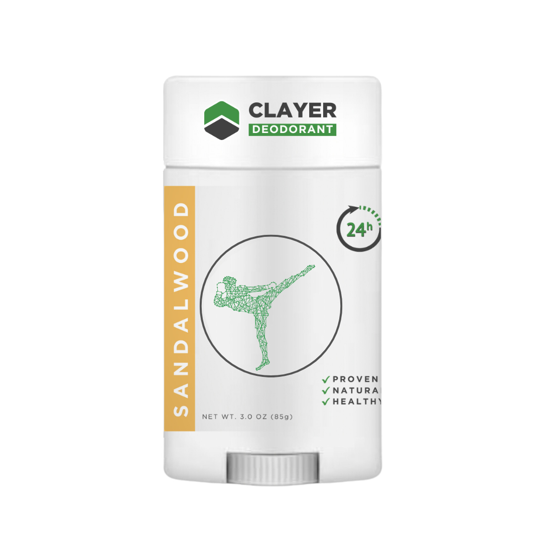 Natural Deodorant - Fighters Pro Sport - 2.75 OZ - Aluminum Free CLAYER