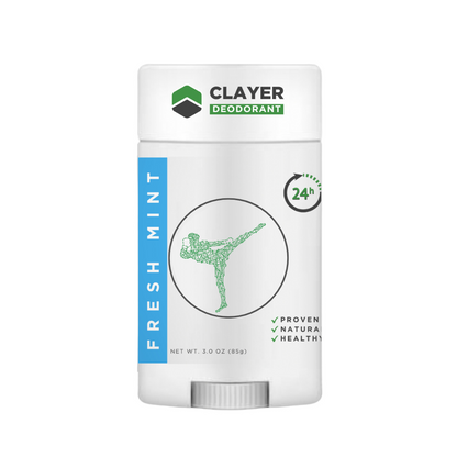 Natural Deodorant - Fighters Pro Sport - 2.75 OZ - Aluminum Free CLAYER