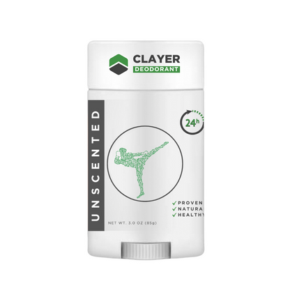 Natural Deodorant - Fighters Pro Sport - 2.75 OZ - Aluminum Free CLAYER