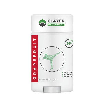 Natural Deodorant - Fighters Pro Sport - 3.35 OZ - NEW FORMULA - CLAYER