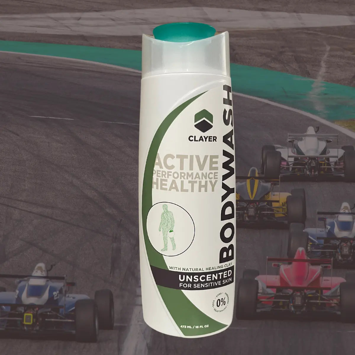 Motor sports natural body wash