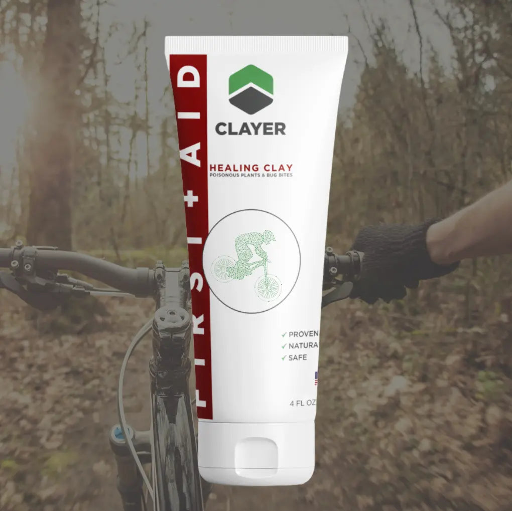 First-Aid - Mountain Bikers Care - 4FL.OZ. - Poison Ivy, Oak, Sumac and Insect bites (Copy) CLAYER