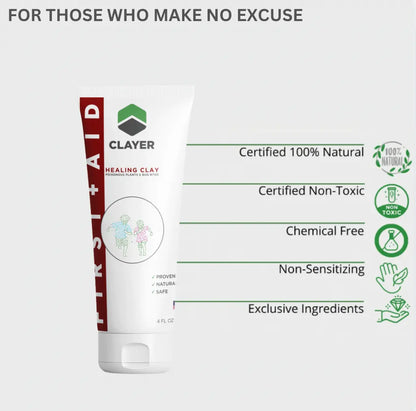 Kids Healing Clay - First Aid - Bye bye Boo boos - 4 FL. OZ - CLAYER