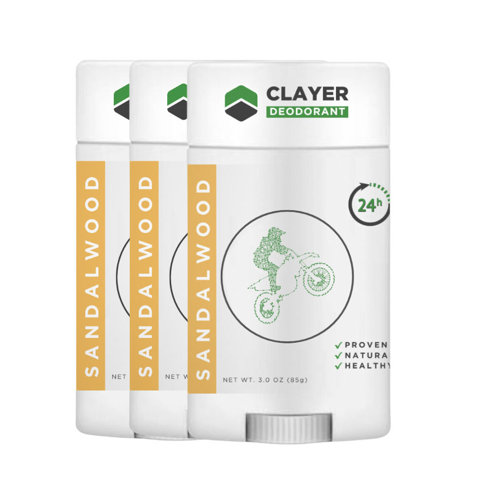 Natural Deodorant - FMX Riders 2.75 OZ - Aluminum Free CLAYER