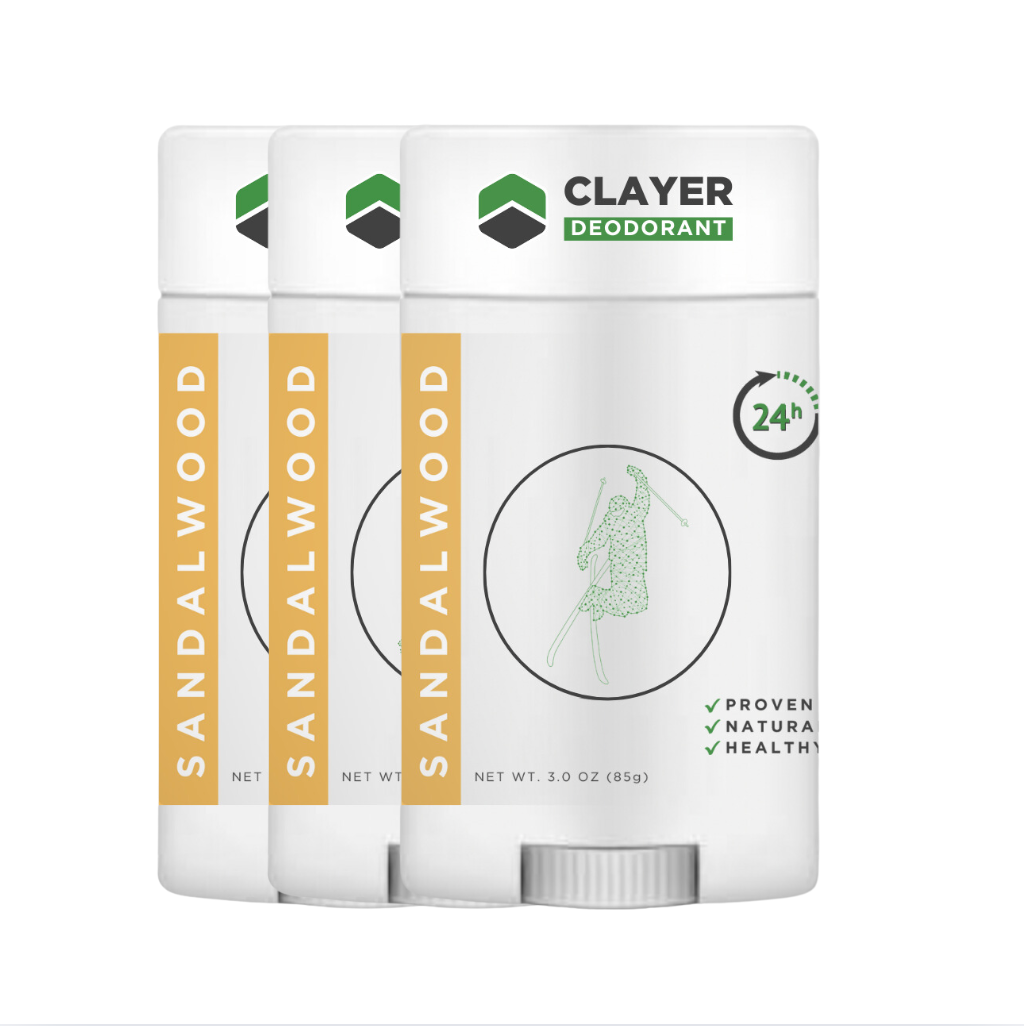 Natural Deodorant - Skiers - 2.75 OZ - Aluminum Free CLAYER