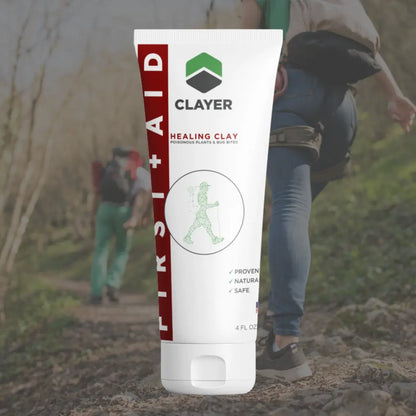 First-Aid - Adventure Care - Skin Recovery Cuts, Poison Ivy, Oak, Sumac, Insect bites - CLAYER