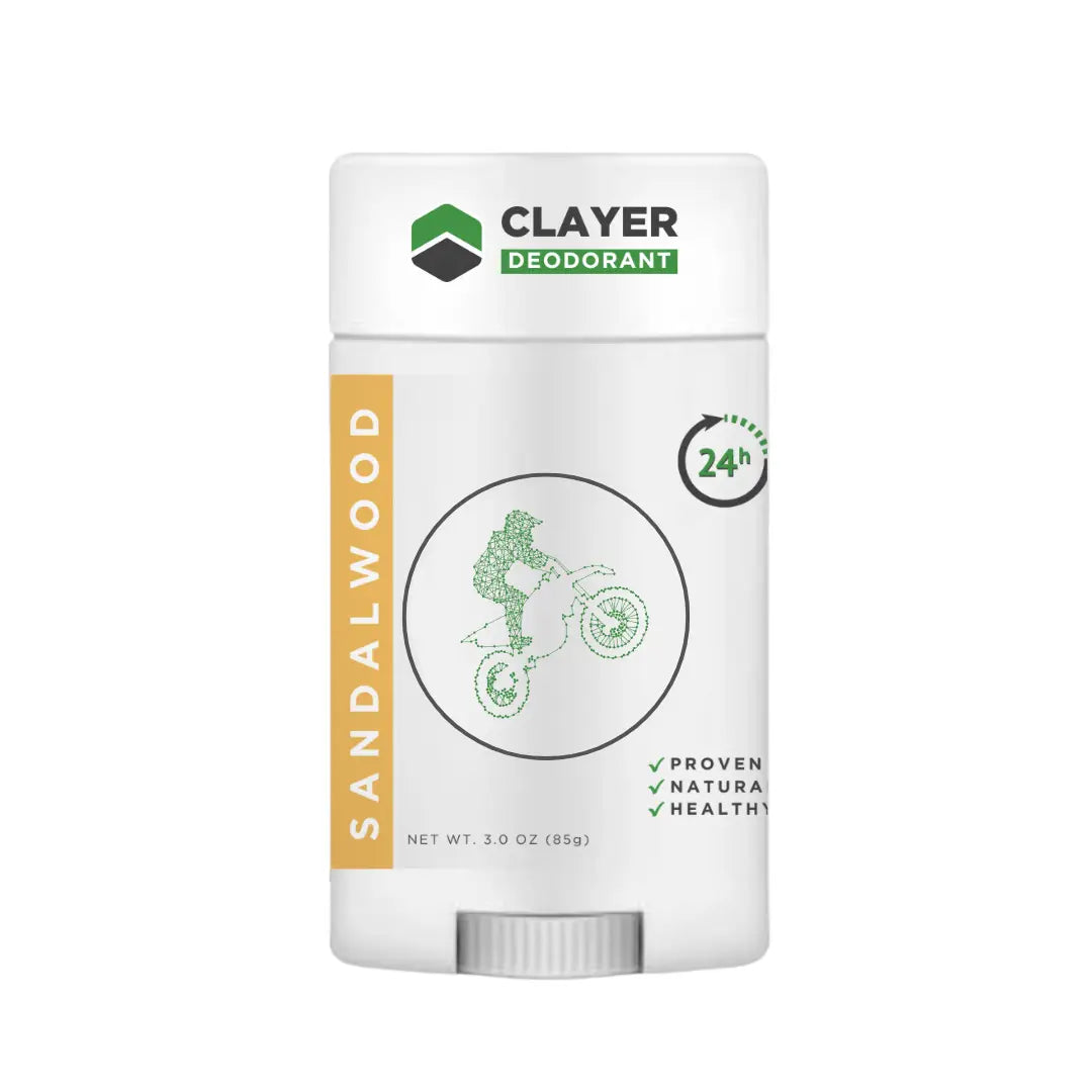 Natural Deodorant - FMX Riders 2.75 OZ - Aluminum Free CLAYER