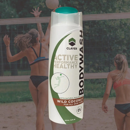 Volleyball Natural BodyWash - 16 fl. oz - CLAYER