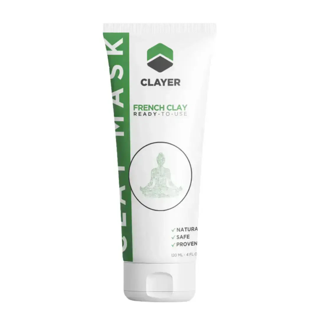 Clay Mask - 4FL.OZ. - Anti-Aging - Ready-to-Use healing clay - Facial Care - CLAYER