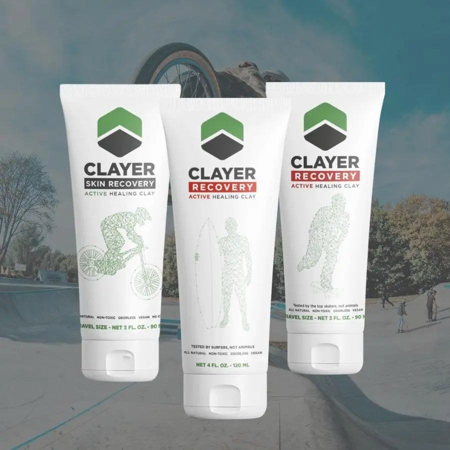 Clayer - Argilla curativa per sport d'azione - Confezione da 3 - CLAYER