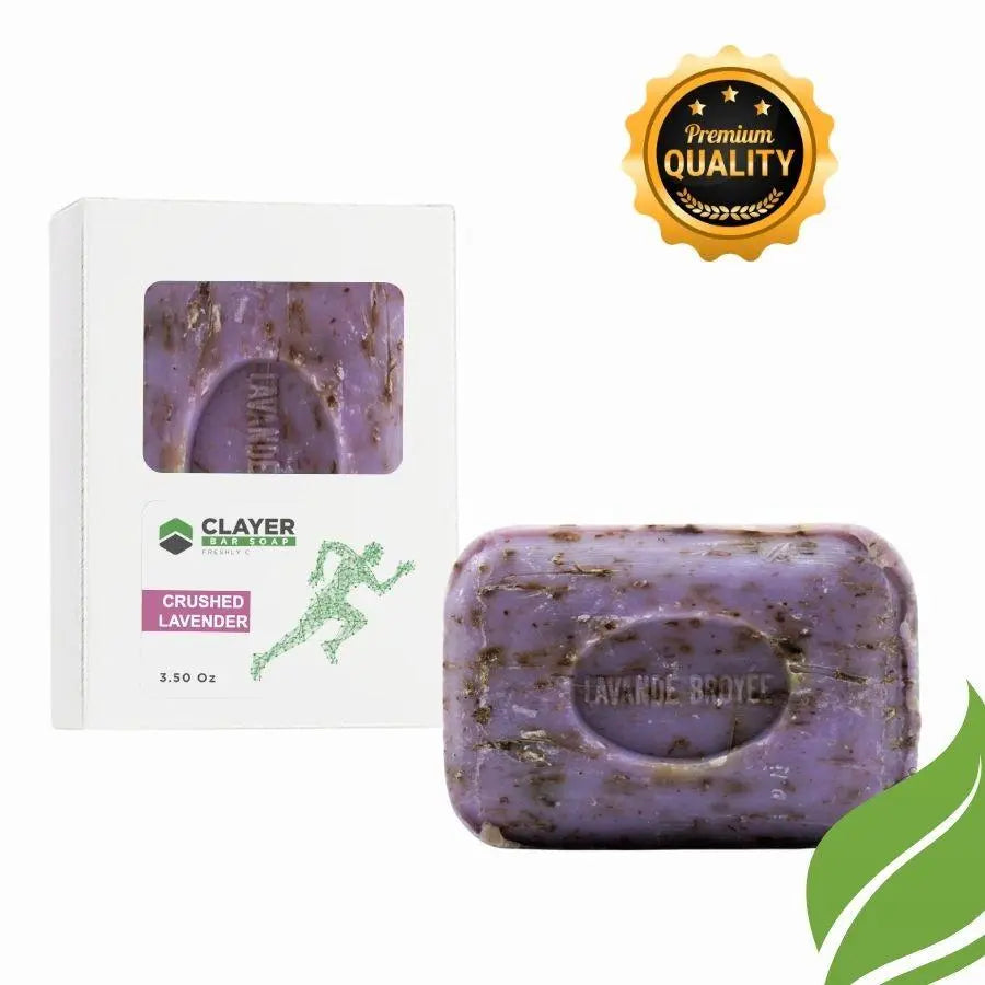 Clayer - Active Natural Bar Soap - 3.5 oz - Pack of 3 - CLAYER