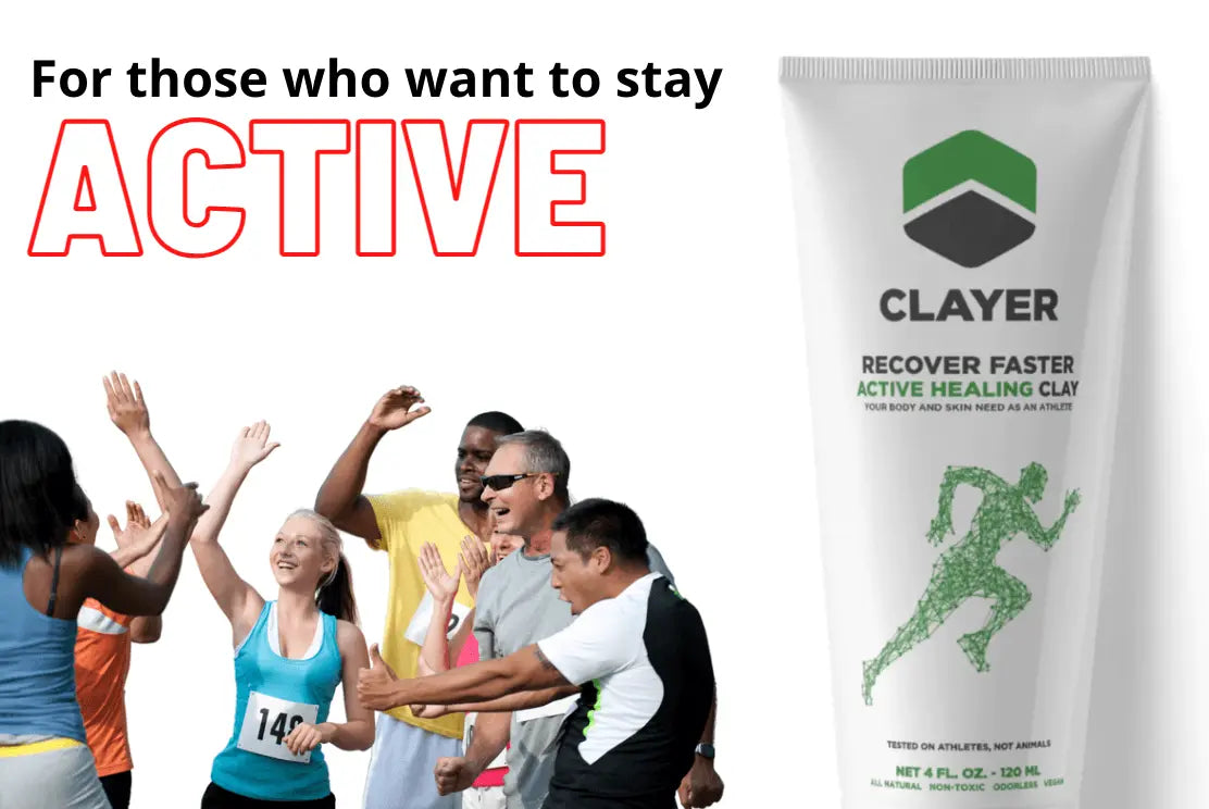Clayer - Athletes Faster Recovery - 4 FL.OZ - CLAYER
