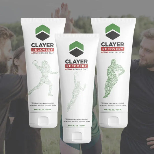 Clayer — ускоренное восстановление спортсменов — 4 жидких унции — спортивный набор из 3 шт. — CLAYER