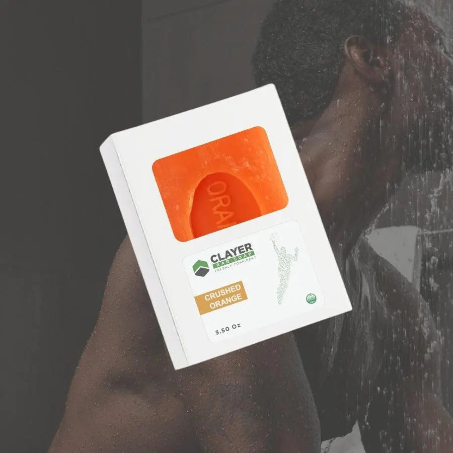 Clayer – Basketball Natural Bar Soap – 3.5 oz – CLAYER