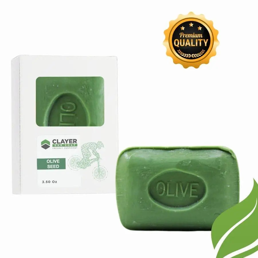 Clayer - Biker Natural Bar Soap - 3.5oz - Pack of 3 - CLAYER