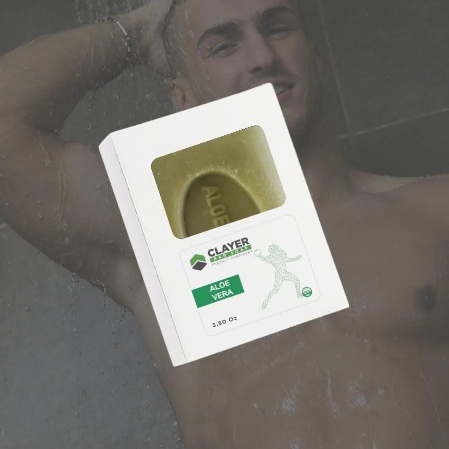 Clayer – Football Natural Bar Soap – 3.5 oz – CLAYER