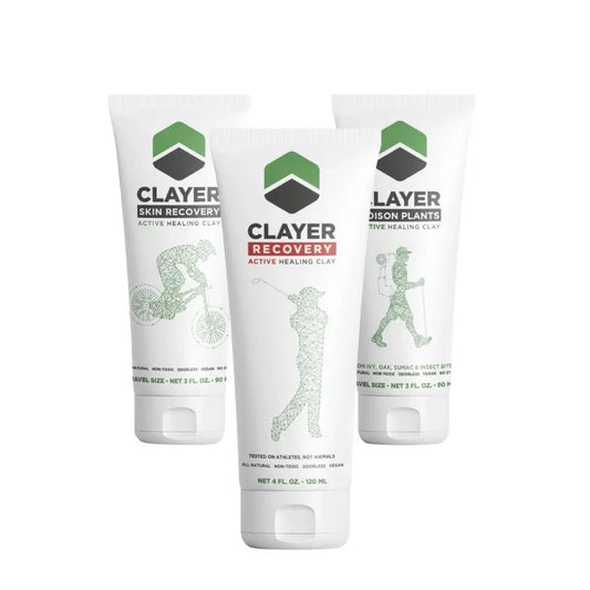 Clayer - Argila Curativa - Pacote Externo de 3 - CLAYER