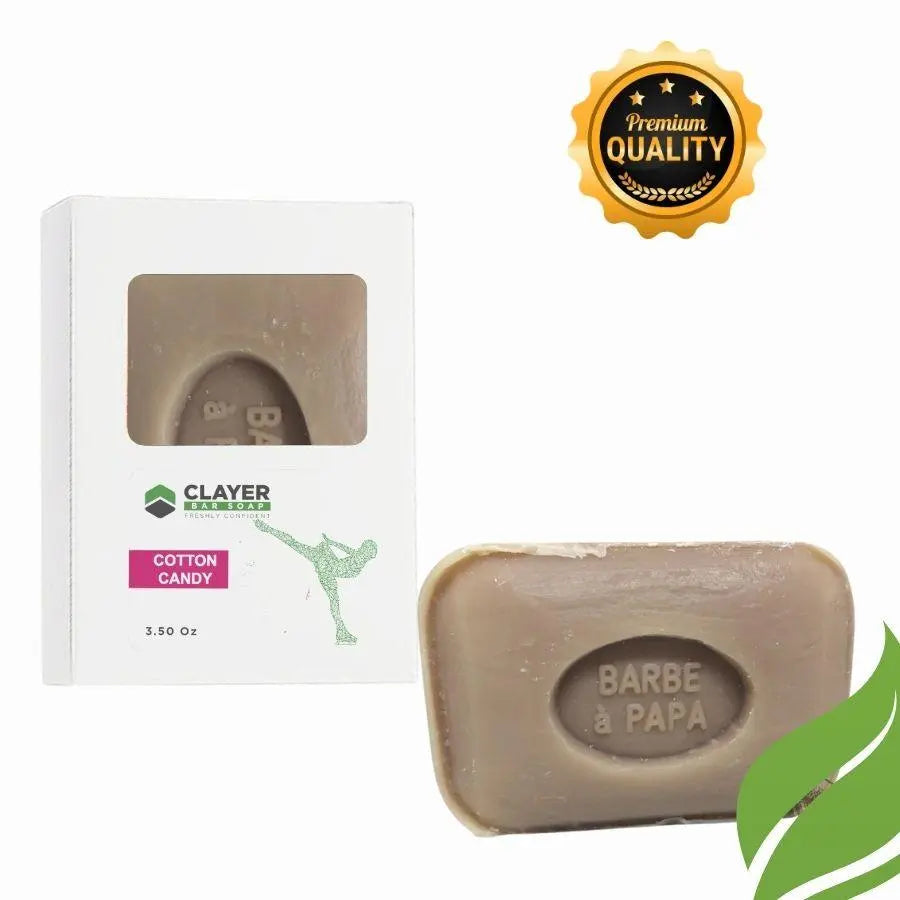 Clayer - Ice Skaters Natural Bar Soap - 3.5 oz - Pack of 3 - CLAYER