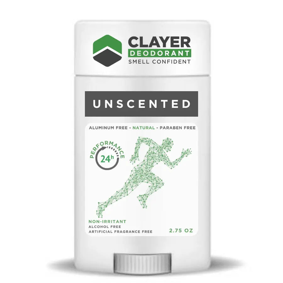 Clayer Natural Deodorant - Active Lifestyle - 2.75 OZ - CLAYER