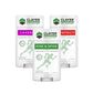 Deodorante naturale Clayer - Stile di vita attivo - 2.75 OZ - Confezione da 3 - CLAYER