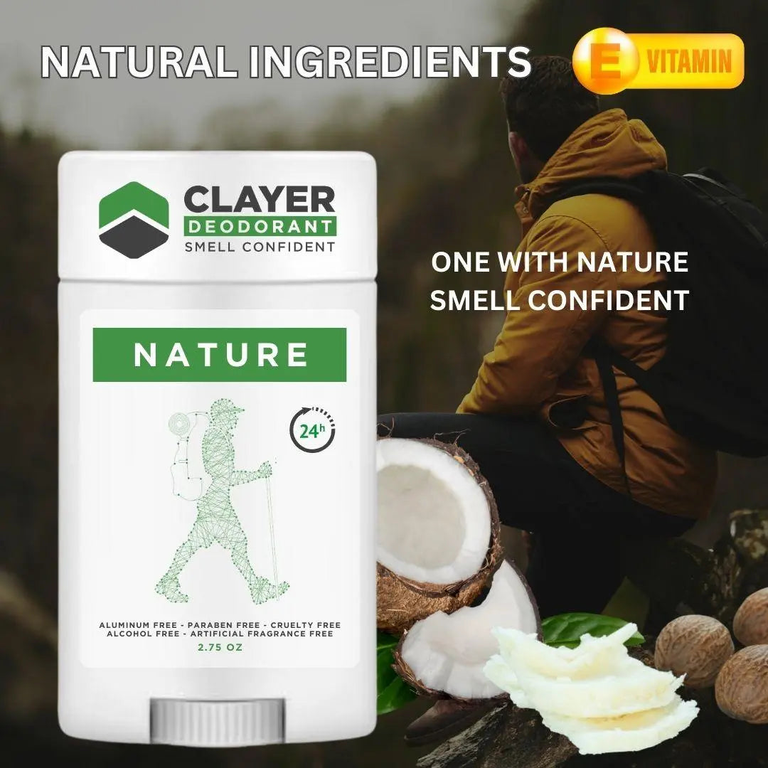 Clayer Natural Deodorant - Adventure 2.75 OZ