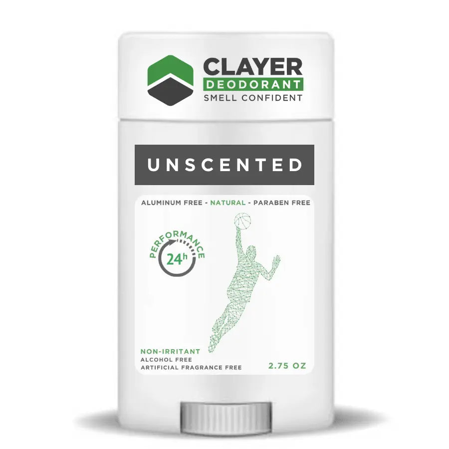 Clayer Natürliches Deodorant – Basketballspieler – 2.75 OZ – CLAYER