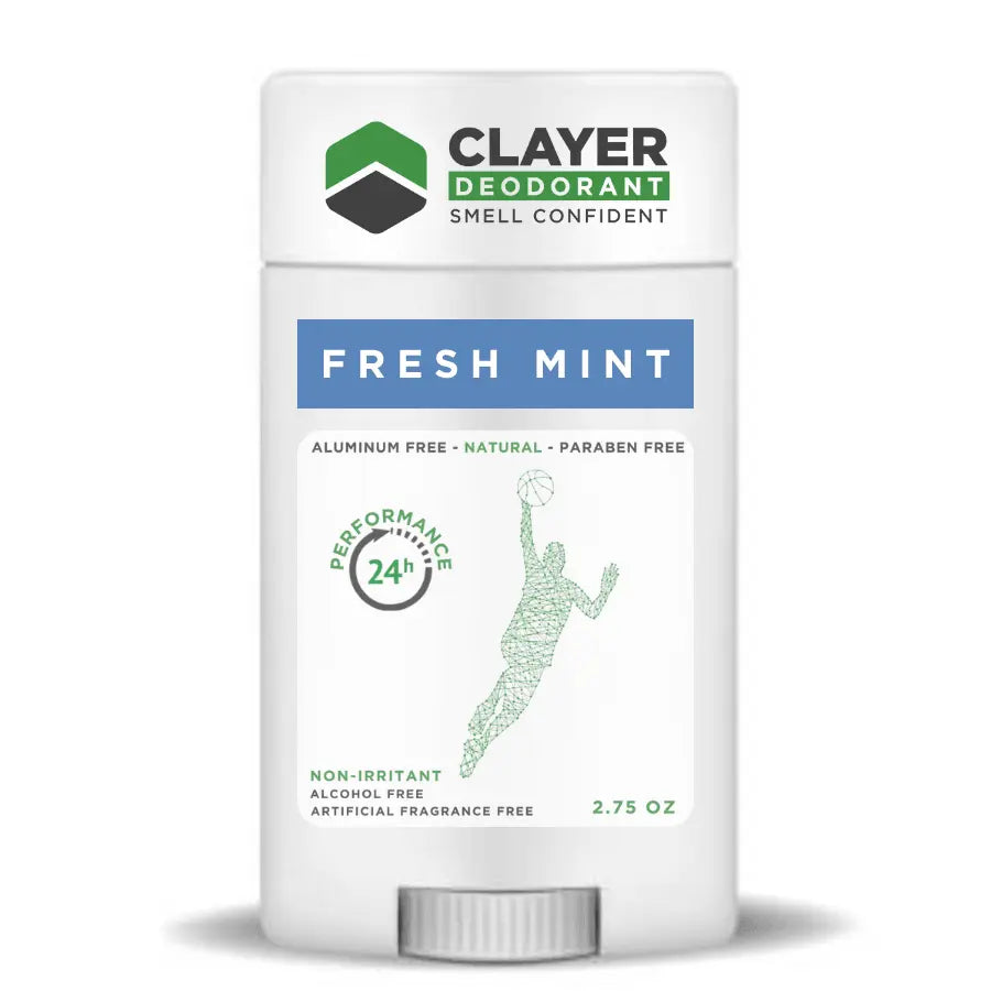 Clayer Natural Deodorant - Basketball Players - 2.75 OZ - CLAYER