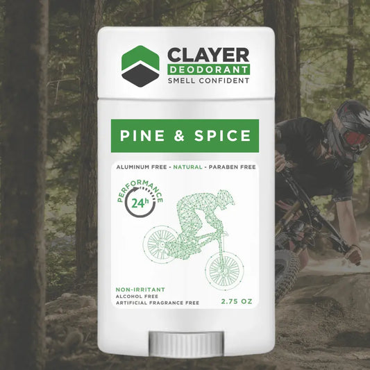 Clayer Natürliches Deodorant – Fahrradfahrer 2.75 OZ – CLAYER