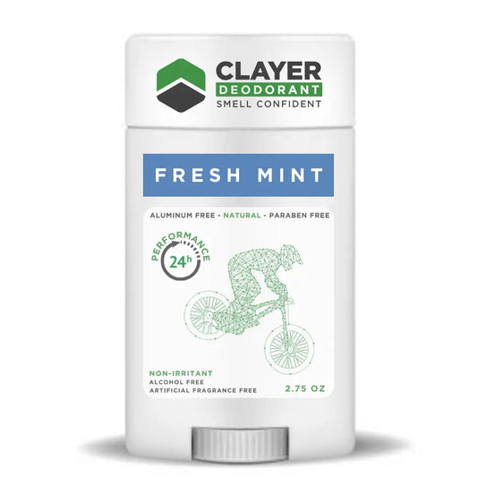 Clayer 天然除臭剂 - 自行车骑手 2.75 盎司 - CLAYER