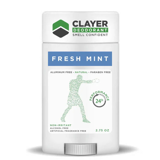 Deodorante naturale Clayer - Fighter Pro Sport - 2.75 OZ - CLAYER