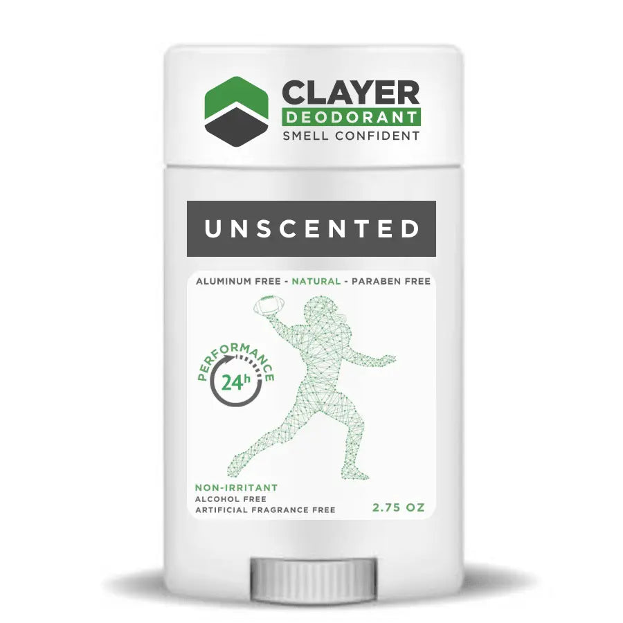 Deodorante naturale Clayer - Football Pro Sport - 2.75 OZ - CLAYER