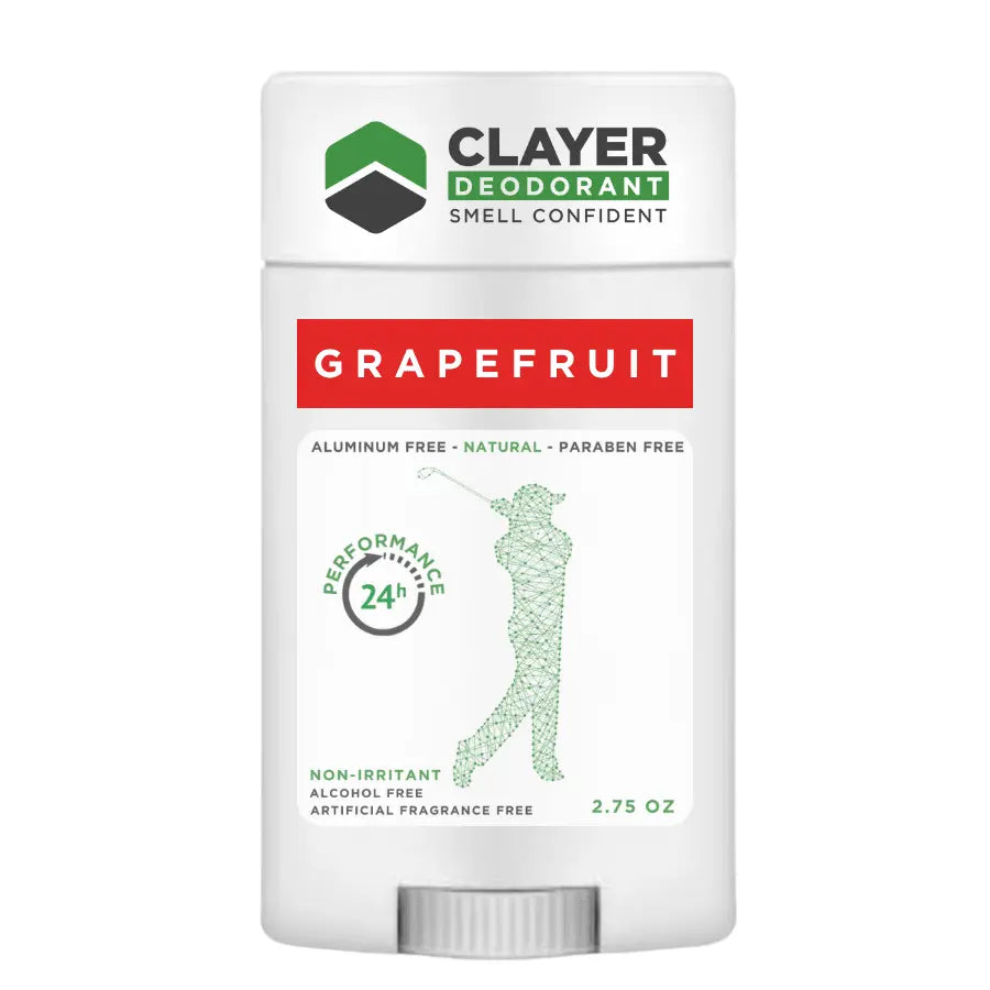 Clayer Natural Deodorant - Golfers 2.75 OZ - Pack of 3 - CLAYER