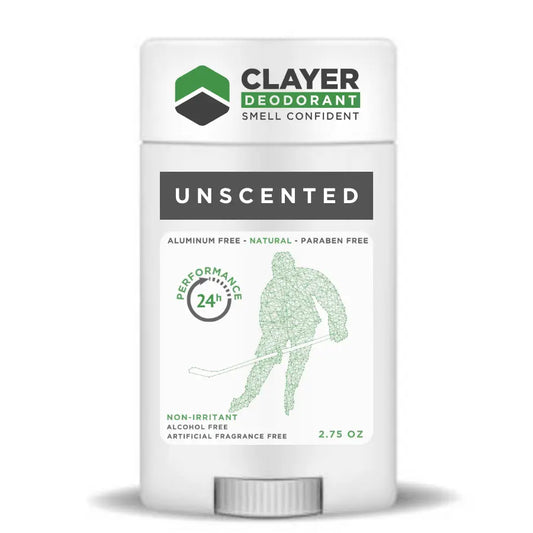 Clayer 天然除臭剂 - 曲棍球运动员 - 2.75 OZ - CLAYER