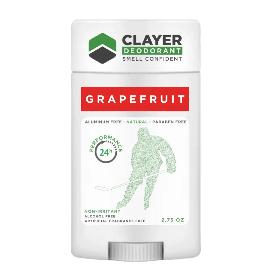 Clayer Natürliches Deodorant – Hockeyspieler – 2.75 OZ – 3er-Pack – CLAYER