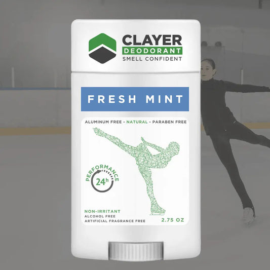 Desodorante natural Clayer - Patinadores sobre hielo - 2.75 OZ - CLAYER