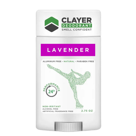 Clayer Natural Deodorant - Luistelulaitteet - 2.75 OZ - CLAYER